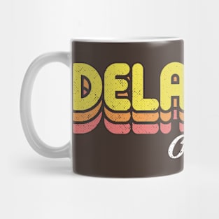 Retro Delaware Ohio Mug